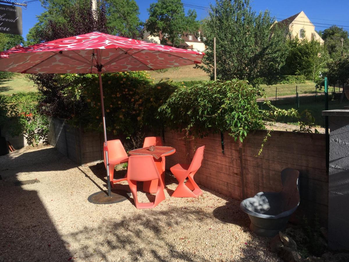 Bed and Breakfast Au Cheval Bleu Fontenay-près-Vézelay Exterior foto