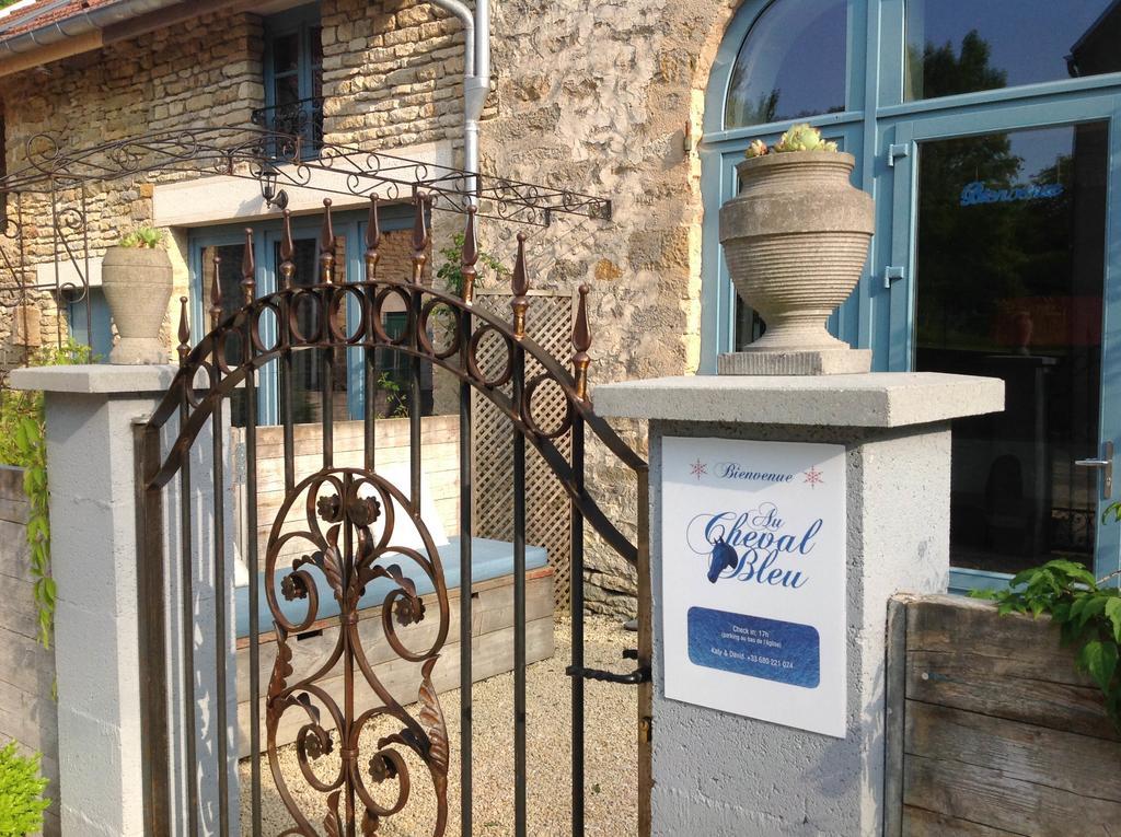 Bed and Breakfast Au Cheval Bleu Fontenay-près-Vézelay Exterior foto